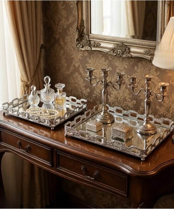 ZEYVE SILVER NEW MODEL 2-PIECE RECTANGULAR TRAY 20*30-26*36